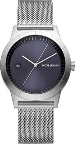 Jacob Jensen Damen Analog Quarz Uhr mit Edelstahl Armband 153 von Jacob Jensen