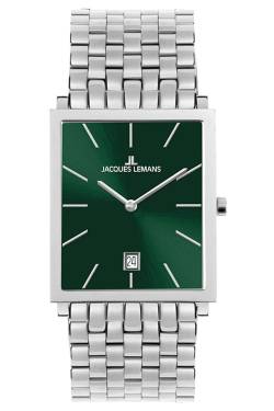 Jacques Lemans 1-2173I Herren-Armbanduhr Nizza Grün von Jacques Lemans