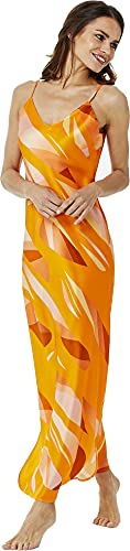 Jadee Damen Seiden Nachthemd Nachtkleid Negligee lang aus 100% Seide - Sunrise Loop - XL von Jadee