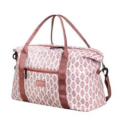 Jadyn Lola Reisetasche, Wochenend-/Übernachtungstasche, Turnbeutel für Damen, Herren, Pink - Retro Pink, Einheitsgröße von Jadyn