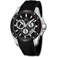 JAGUAR Chronograph Jaguar PUR Herren Uhr J688/1 Sport, Herrenuhr mit PURarmband, rundes Gehäuse, groß (ca. 43mm), Sport-Style von Jaguar