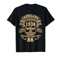 86. Geburtstag Geschenke Mann Mythos Legende Jahrgang 1938 T-Shirt von Jahrgang 1938 86. Geburtstag für Männer Frauen