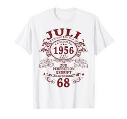 Mann Mythos Legende Juli 1956 68. Geburtstag Geschenk T-Shirt von Jahrgang 1956 68. Geburtstag für Männer Frauen