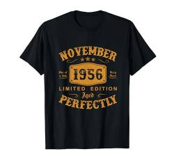 November 1956 Jahrgang 68 Jahre Geschenk 68. Geburtstag T-Shirt von Jahrgang 1956 68. Geburtstag für Männer Frauen