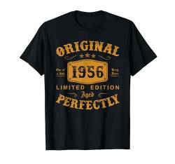 Original 1956 68 Jahre Lustig Geschenk 68. Geburtstag Mann T-Shirt von Jahrgang 1956 68. Geburtstag für Männer Frauen