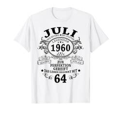 64. Geburtstag Geschenk Mann Mythos Legende Juli 1960 T-Shirt von Jahrgang 1960 64. Geburtstag für Männer Frauen