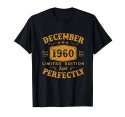 Dezember 1960 Jahrgang 64 Jahre Geschenk 64. Geburtstag T-Shirt von Jahrgang 1960 64. Geburtstag für Männer Frauen
