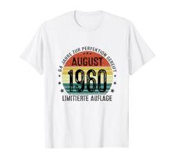 Jahrgang August 1960 Lustig Geschenk 64. Geburtstag Mann T-Shirt von Jahrgang 1960 64. Geburtstag für Männer Frauen
