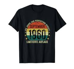 Jahrgang September 1960 64 Geburtstag Mann Lustig Geschenk T-Shirt von Jahrgang 1960 64. Geburtstag für Männer Frauen