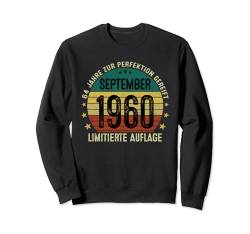 Retro 64 Jahre Mann Jahrgang September 1960 Limited Edition Sweatshirt von Jahrgang 1960 64. Geburtstag für Männer Frauen