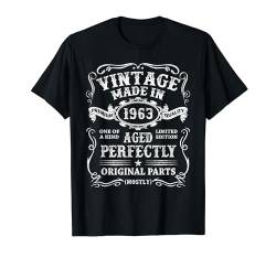 Vintage Made In 1963 Mann Mythos Legende 1963 61. Geburtstag T-Shirt von Jahrgang 1963 61. Geburtstag für Männer Frauen