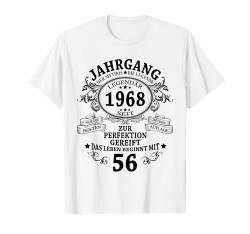 56. Geburtstag Geschenk Mann Mythos Legende Jahrgang 1968 T-Shirt von Jahrgang 1968 56. Geburtstag für Männer Frauen