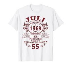 Mann Mythos Legende Juli 1969 55. Geburtstag Geschenk T-Shirt von Jahrgang 1969 55. Geburtstag für Männer Frauen