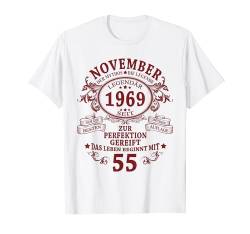 Mann Mythos Legende November 1969 55. Geburtstag Geschenk T-Shirt von Jahrgang 1969 55. Geburtstag für Männer Frauen