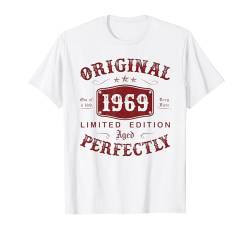 Original 1969 55 Jahre Lustig Geschenk 55. Geburtstag Mann T-Shirt von Jahrgang 1969 55. Geburtstag für Männer Frauen