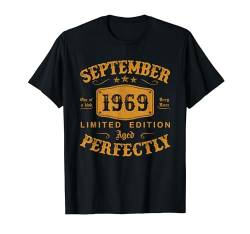 September 1969 Jahrgang 55 Jahre Geschenk 55. Geburtstag T-Shirt von Jahrgang 1969 55. Geburtstag für Männer Frauen