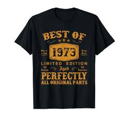 51 Geburtstag Geschenk Mann Frau 51 Jahre Deko Best Of 1973 T-Shirt von Jahrgang 1973 51. Geburtstag für Männer Frauen