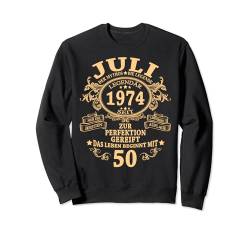 Juli 1974 Mann Mythos Legende 50. Geburtstag Geschenk Sweatshirt von Jahrgang 1974 50. Geburtstag für Männer Frauen