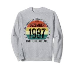 Jahrgang Dezember 1987 37 Jahre Geschenk 37. Geburtstag Sweatshirt von Jahrgang 1987 37. Geburtstag für Männer Frauen