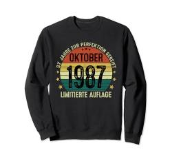 Jahrgang Oktober 1987 37 Geburtstag Mann Lustig Geschenk Sweatshirt von Jahrgang 1987 37. Geburtstag für Männer Frauen