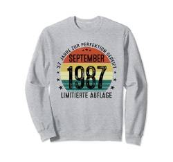 Jahrgang September 1987 37 Jahre Geschenk 37. Geburtstag Sweatshirt von Jahrgang 1987 37. Geburtstag für Männer Frauen