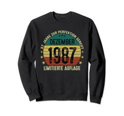 Retro 37 Jahre Mann Jahrgang Dezember 1987 Limited Edition Sweatshirt von Jahrgang 1987 37. Geburtstag für Männer Frauen