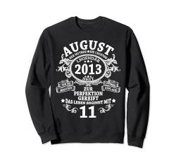 Mann Mythos Legende August 2013 11 Jahre Lustig Geschenk Sweatshirt von Jahrgang 2013 11. Geburtstag Junge Mädchen