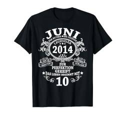 Mann Mythos Legende Juni 2014 10 Jahre Lustig Geschenk T-Shirt von Jahrgang 2014 10. Geburtstag Junge Mädchen
