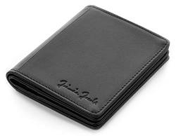 Jaimie Jacobs Flapstar Magic Wallet Leder magische Geldbörse kein Falten der Geldscheine nötig RFID-Schutz Herren (Gravur) von Jaimie Jacobs