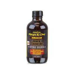 Jamaican Mango & Lime Black Castor Oil Extra Dark 118ml - 100% Natural and Organic Oil Suitable for use on face, body, hair and beard. von Jamaican Mango & Lime