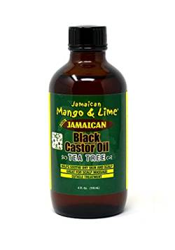 Jamaican Mango & Lime Black Castor Oil Tea Tree 4oz 118ml Haaröl von Jamaican Mango & Lime