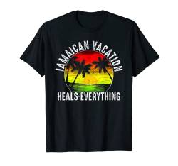 Jamaika Flagge Karibik Urlaub Lustiges Rasta Reggae Jamaica T-Shirt von Jamaika Liebe Co.