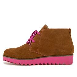 Jambu Damen Gianna Stiefelette, Whiskey/Hot Pink, 38 EU von Jambu