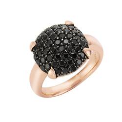 Jamelli Damen Ring 925/- Sterling Silber Glänzend Onyx gelb 273271074J von Jamelli