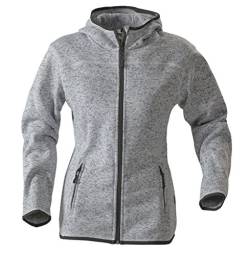 James Harvest Damen Jacke James Harvest Santa Ana Full Zip Fleece Jacket, Grau (Grey Melange 135), S (Herstellergröße: S) von James Harvest