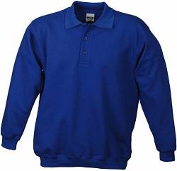 Heavy Polo Sweater - Farbe: Royal - Größe: S von James & Nicholson