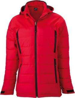 J&N - Damen Outdoor Hybrid-Jacke (JN1049), Rot, Gr. XXL von James & Nicholson