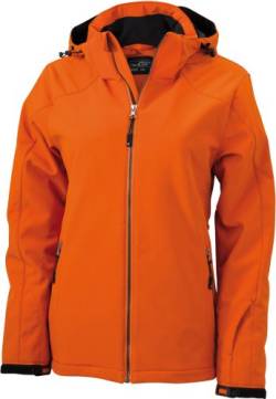 J&N - Damen Wintersport-Jacke (JN1053), Dunkelorange, Gr. XXL von James & Nicholson