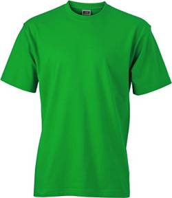 James+Nicholson Unisex T-Shirt Schweres ohne Seitennähte Grün Fern Green 4XL von James & Nicholson