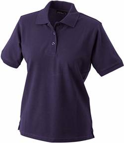 James + Nicholson Klassisches Ladies Poloshirt JN 071 Gr. XX-Large, Purple - Aubergine von James & Nicholson