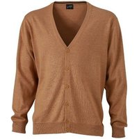 James & Nicholson Cardigan JN 661 Herren V-Neck Cardigan Leichte Strickqualität von James & Nicholson