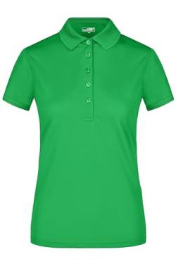 James & Nicholson Damen Aktiv Polo - Funktionelles Poloshirt mit Leichter Taillierung | Farbe: Green | Grösse: XXL von James & Nicholson