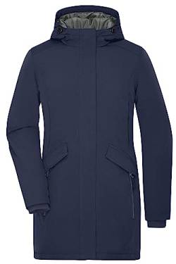 James & Nicholson Damen Business Parka - Wattierter Parka für Business- oder Freizeit-Trips | Farbe: navy | Grösse: XL von James & Nicholson