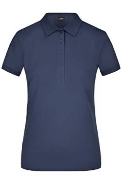 James & Nicholson Damen Elastic Piqué Polo - Tailliertes Poloshirt aus elastischem Piqué | Farbe: Navy | Grösse: M von James & Nicholson