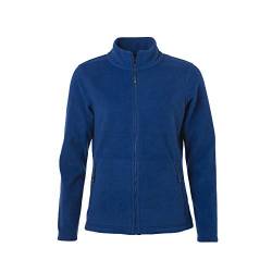 James & Nicholson - Damen Fleece Jacke mit Stehkragen im klassischen Design (L, royal) von James & Nicholson