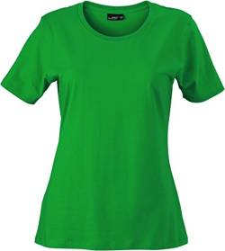 James & Nicholson Damen Ladies' Basic-T T-Shirt, Grün (Fern-Green), 40 (Herstellergröße: XL) von James & Nicholson