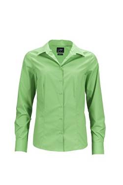 James & Nicholson Damen Ladies' Business Shirt Longsleeve Bluse, Grün (Lime-Green), 36 (Herstellergröße: M) von James & Nicholson