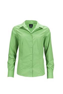 James & Nicholson Damen Ladies' Business Shirt Longsleeve Bluse, Grün (Lime-Green), 38 (Herstellergröße: L) von James & Nicholson