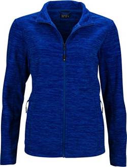 James & Nicholson Damen Ladies' Fleece Jacket Jacke, Blau (Royal-Melange/Blue), 38 (Herstellergröße: L) von James & Nicholson