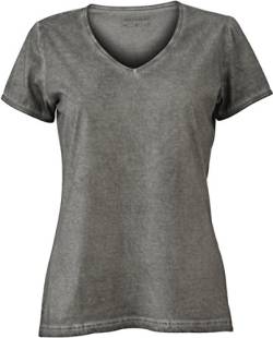 James & Nicholson Damen Ladies' Gipsy T-Shirt, Grau (Grey), 42 (Herstellergröße: XXL) von James & Nicholson